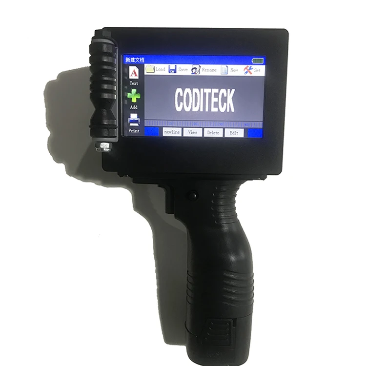 

Coditeck factory price 600dpi 25.4mm handheld expiry date inkjet printer gun multi language