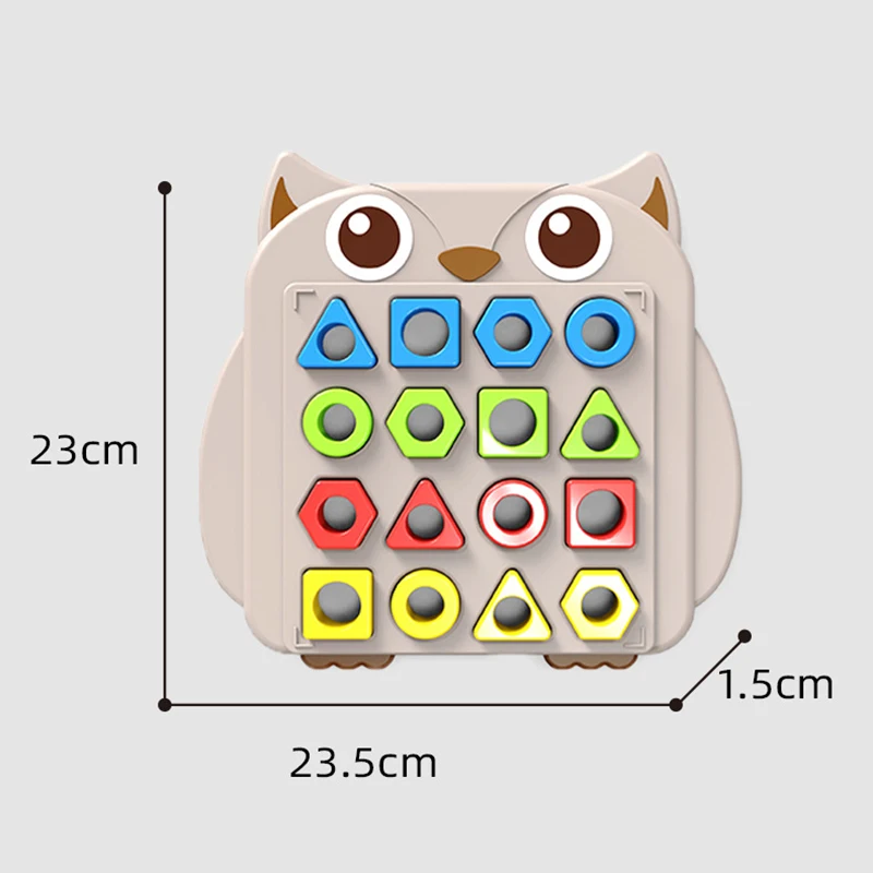 창의적인 기하학적 모양 매칭 부모-자녀 대화형 장난감, 어린이 교육적 사고 데스크탑 장난감, 어린이 생일 선물
