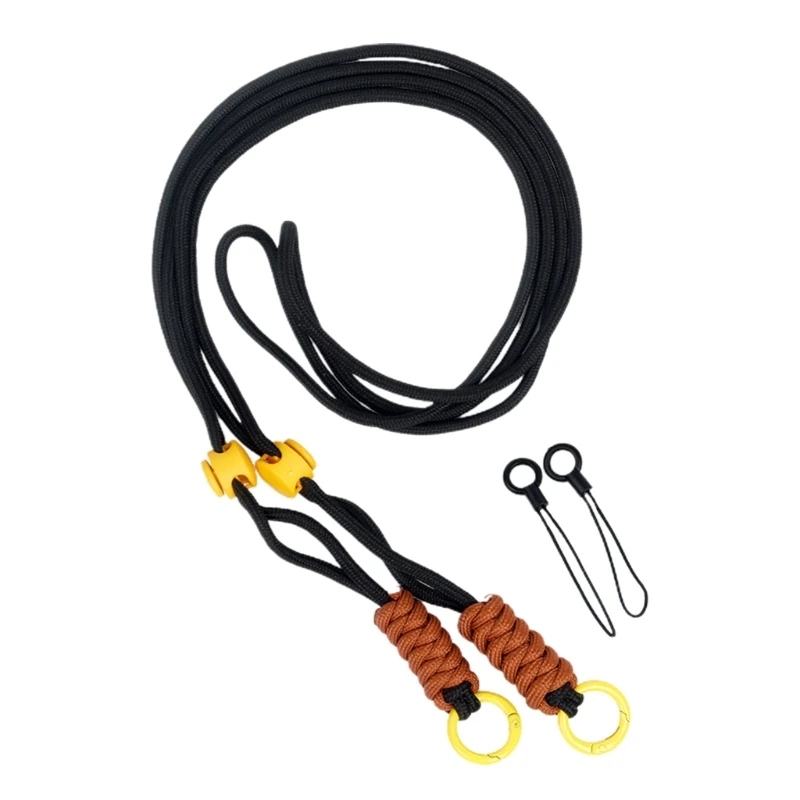 Versatile Braided Camera Neck Strap Multi-functional Sports Mounting Solution