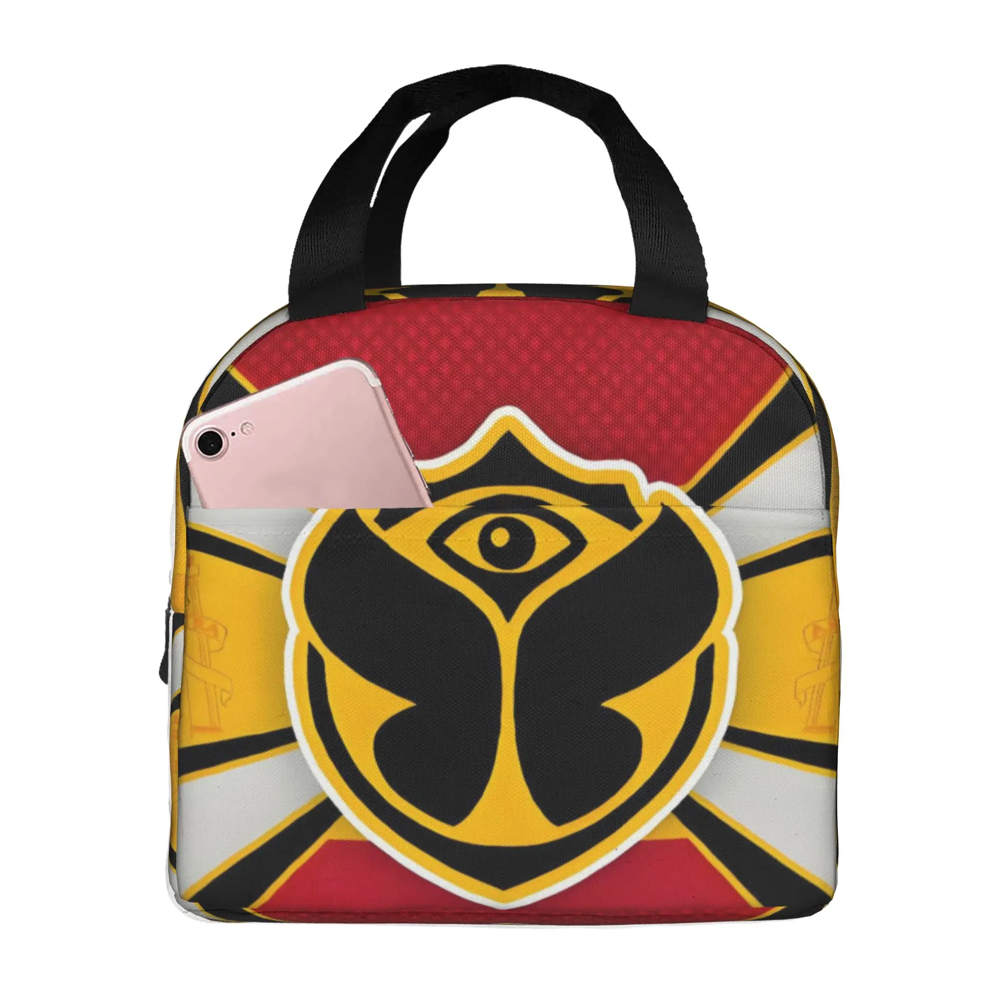 Tomorrowland Belgian Electronic Dance Music Festival Insulated Lunch Bags for Country Flag  Resuable Thermal Cooler Bento Box