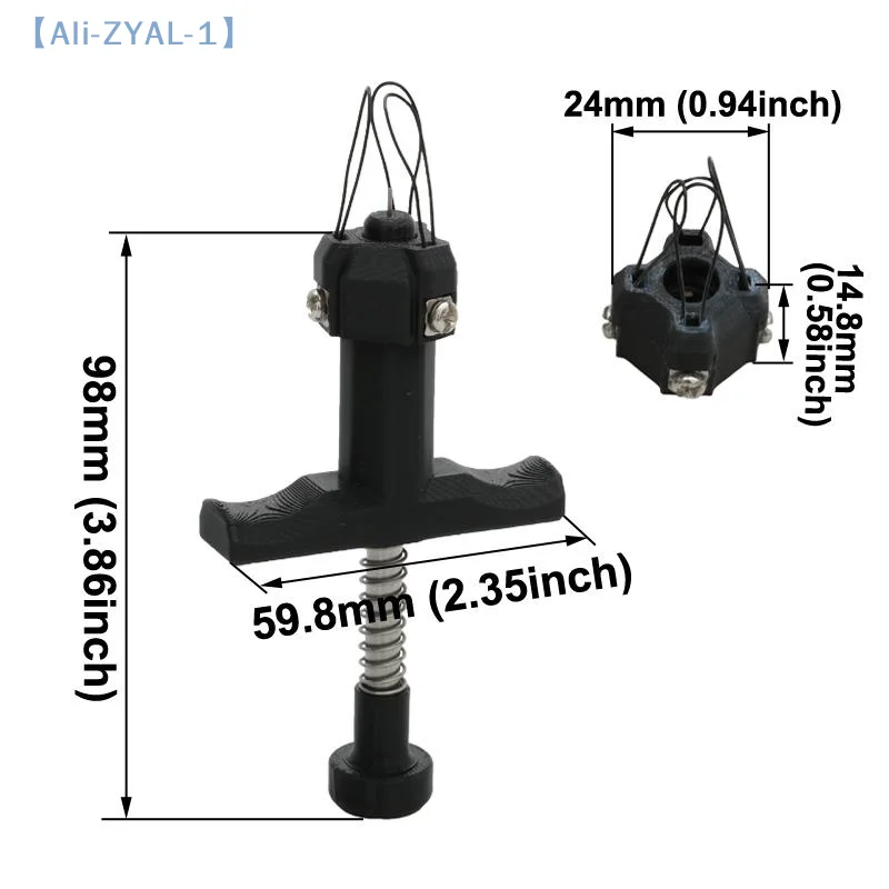 【ZYAL-1】1 Juego 1S 2S FPV Racing Drone herramienta de extracción de accesorios diseño de tracción de cuerda extractor de hélice para Beta FPV Air65/Air75 Meteor75 Pro