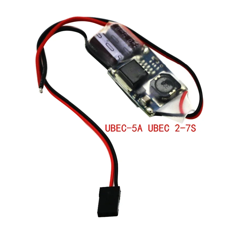 

5A 2-7S FPV Receiver Power Supply Voltage Regulator External BEC (UBEC) 5V Step-Down Regulator Module For RC Airplane, Durable