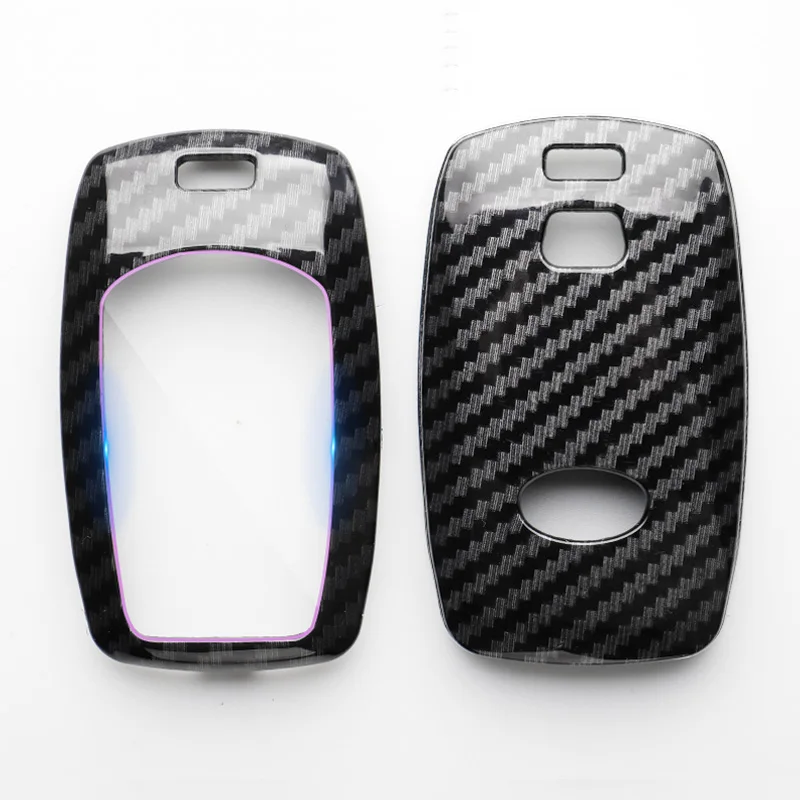 1PCS  Kia All-Inclusive Carbon Fiber Texture Key Shell – Premium Protection and Stylish Upgrade for Your Kia Car Key