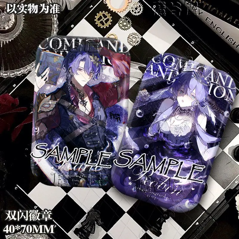 أنيمي لعبة هونكاي ستار السكك الحديدية سلسلة شارة اليراع Anaxa Argenti روبن Boothill جينغ يوان تأثيري شارة بروش