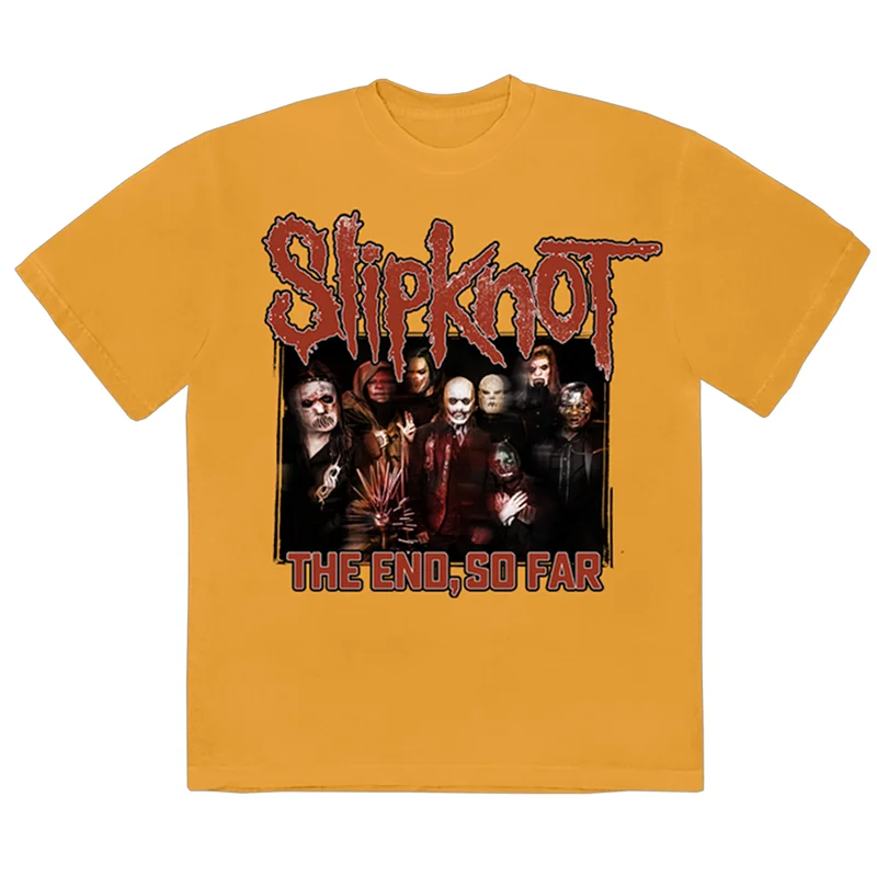 Comic-Stil Slipknot Rockband T-Shirt Baumwolle Grafik-Shirt Herren Damen Sommer Streetwear Top – Detail 4