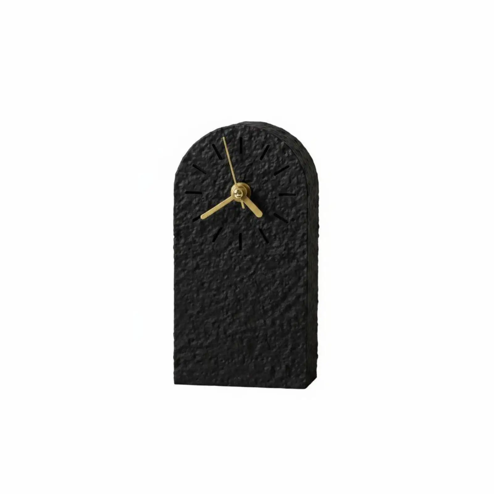 Desktop Timepiece Large Silent Desk Clock Minimalist Sandstone Table Clock Home Decoration for Office Study