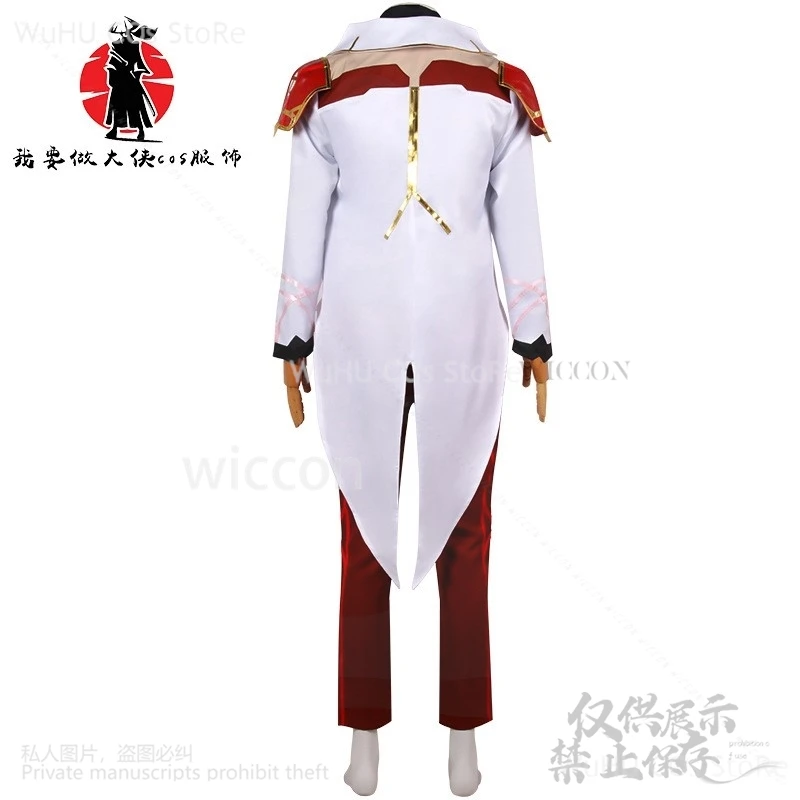 Jayce Cosplay Anime Game Lol Arcane Uniform Coat Suit Wig For Woman Man Halloween Christmas Party Cos Roleplay Arcane Customized