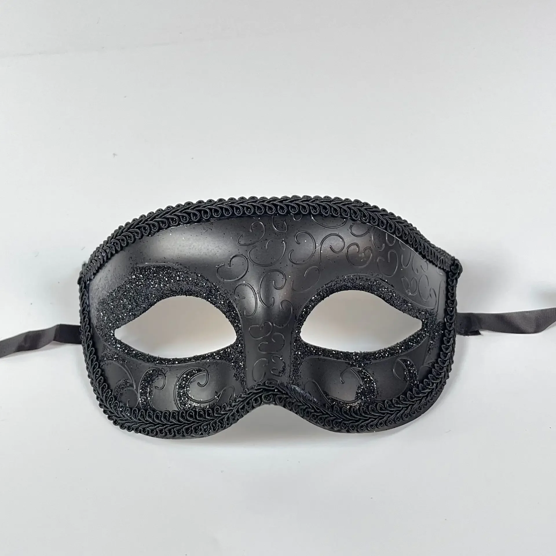 Christmas Carnival Ball Plain Head Carving Face Mask Sexy Atmosphere Mysterious Mask Party Costume Decoration Outdoor Event