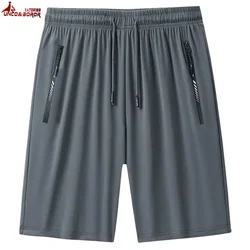 Plus Size 8XL 9XL Bermuda Masculina Summer Quick-drying Ice Silk Beach Shorts Men Gym Joggers Running Basketball Shorts Clothing