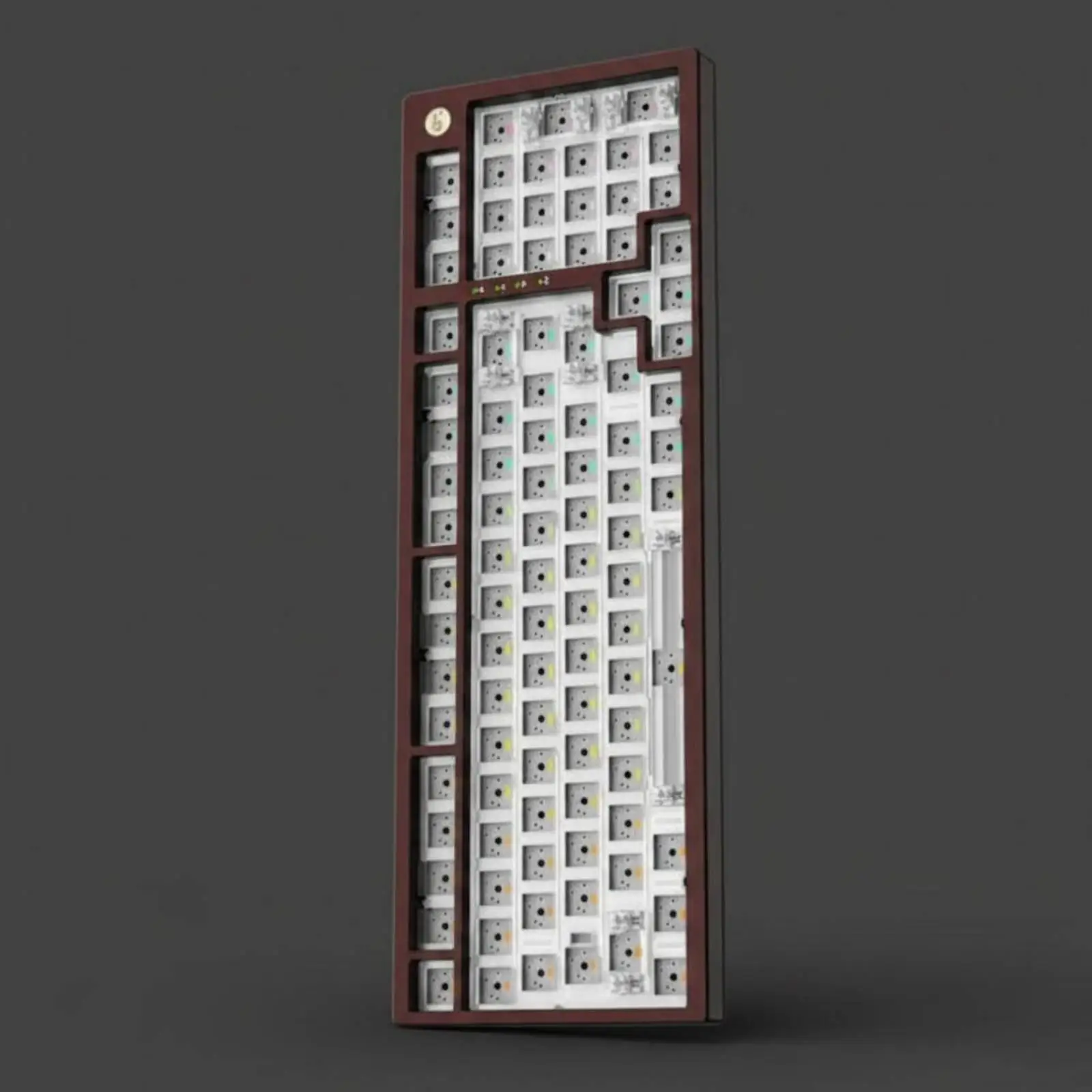 Keyboard Hub Biometric Aluminum Mechanical Keyboard Kit Connection Method for Enthusiasts