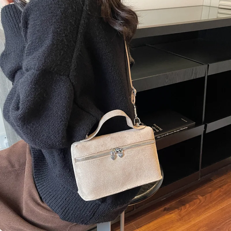 Trendige Damen-Handtasche, stilvolle Umhängetasche, Mini-Geldbörse, lässige Vintage-kleine quadratische Tasche für Ausflüge – Detail 20