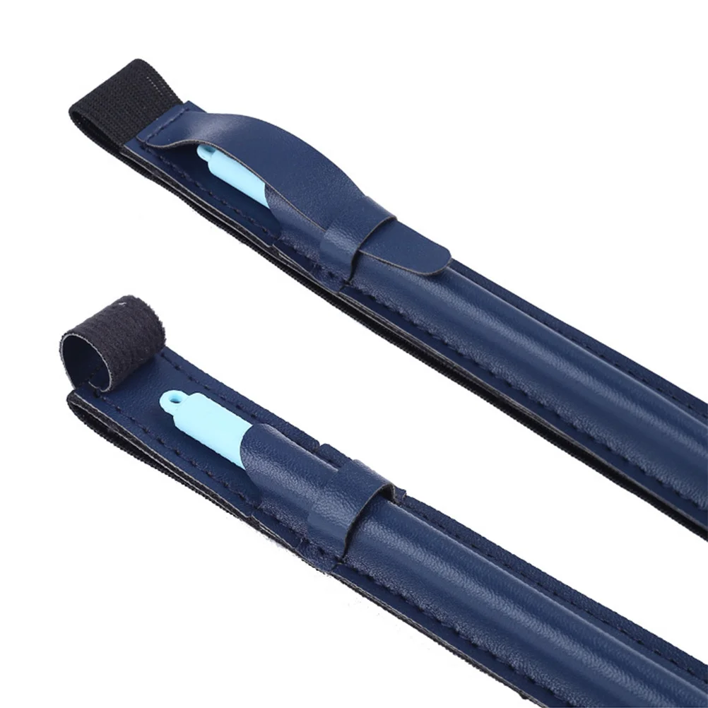 

PU Pencil Case Dark Blue Elastic Pocket Sleeve Holder Fits Pro Mini Tablet Pen Protection Scratch Dirt Shock