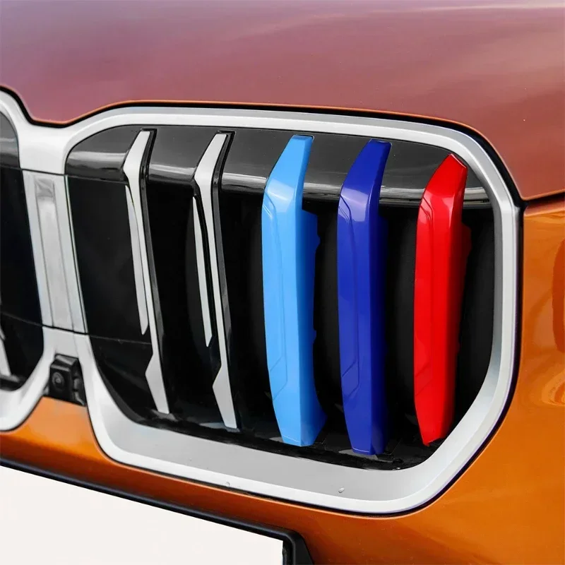 

Weizhida For BMW X1 IX1 U11 2023-2025 Car Accessories ABS Car Front Grille Stripes Covers Grid Strips Clips Trim Cover