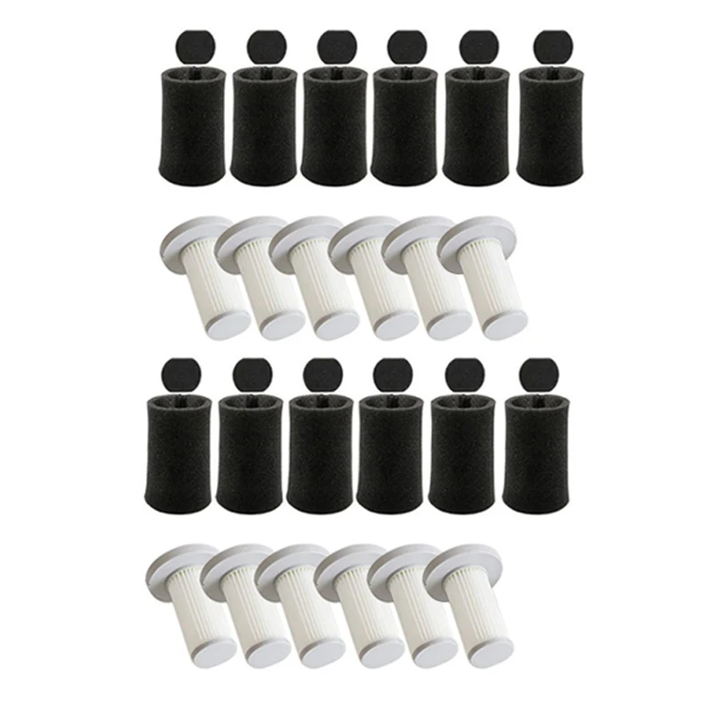 12Pcs Handheld Vacuum Cleaner Hepa Filter Sponge Filter Kit For Deerma DX700 DX700S Vacuum Spare Parts Accessories