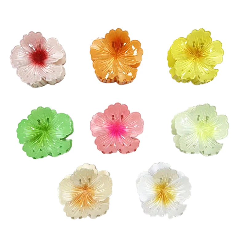 Pinces à cheveux fleur pour femmes, épingles à cheveux bohèmes, pince à cheveux fleur d'oeuf, barrettes pour filles, grande épingle à cheveux, accessoires de mode, vacances