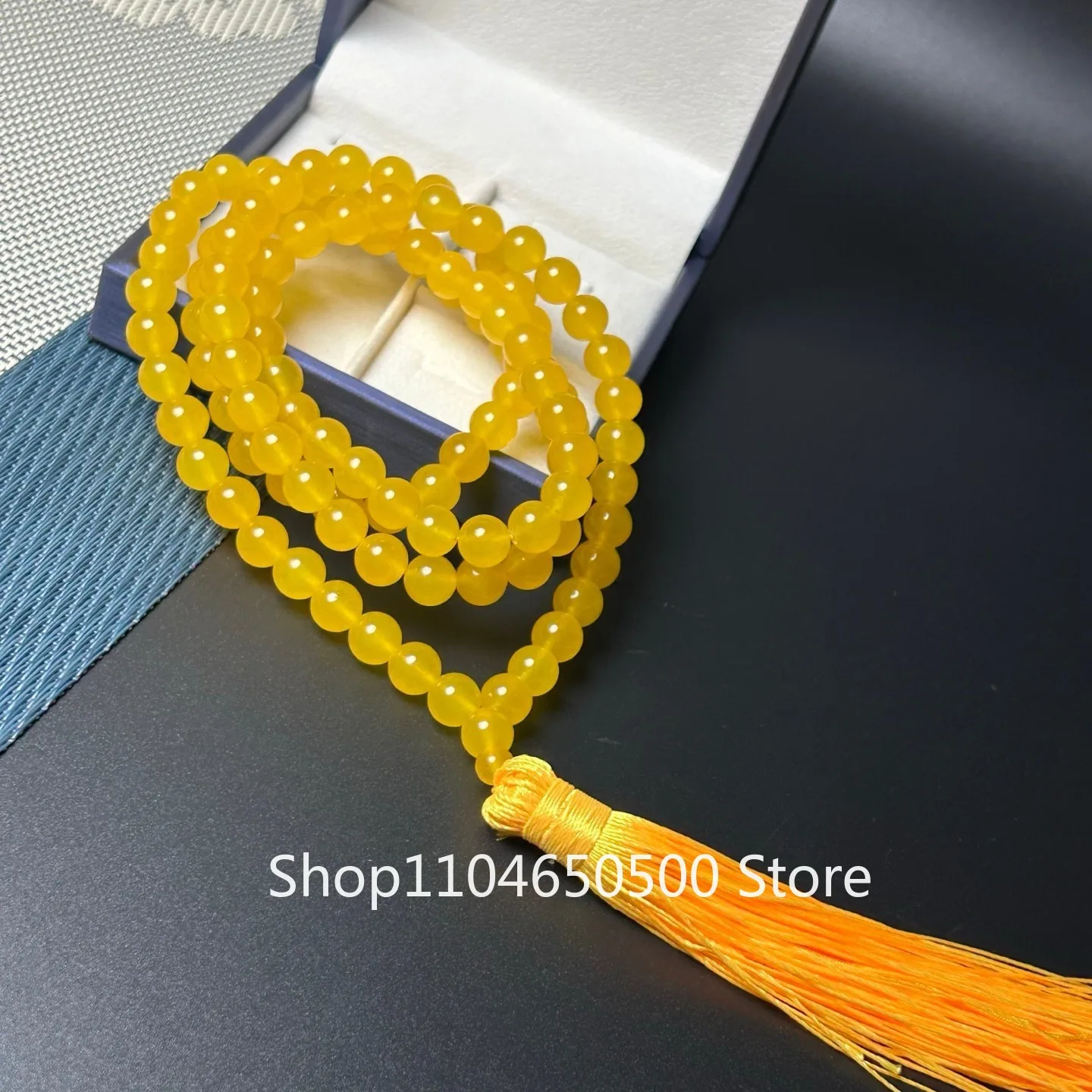 

Certified Natural Ice Burmese Jade jadeite 10mm 108 Beads Necklaces & Pendants