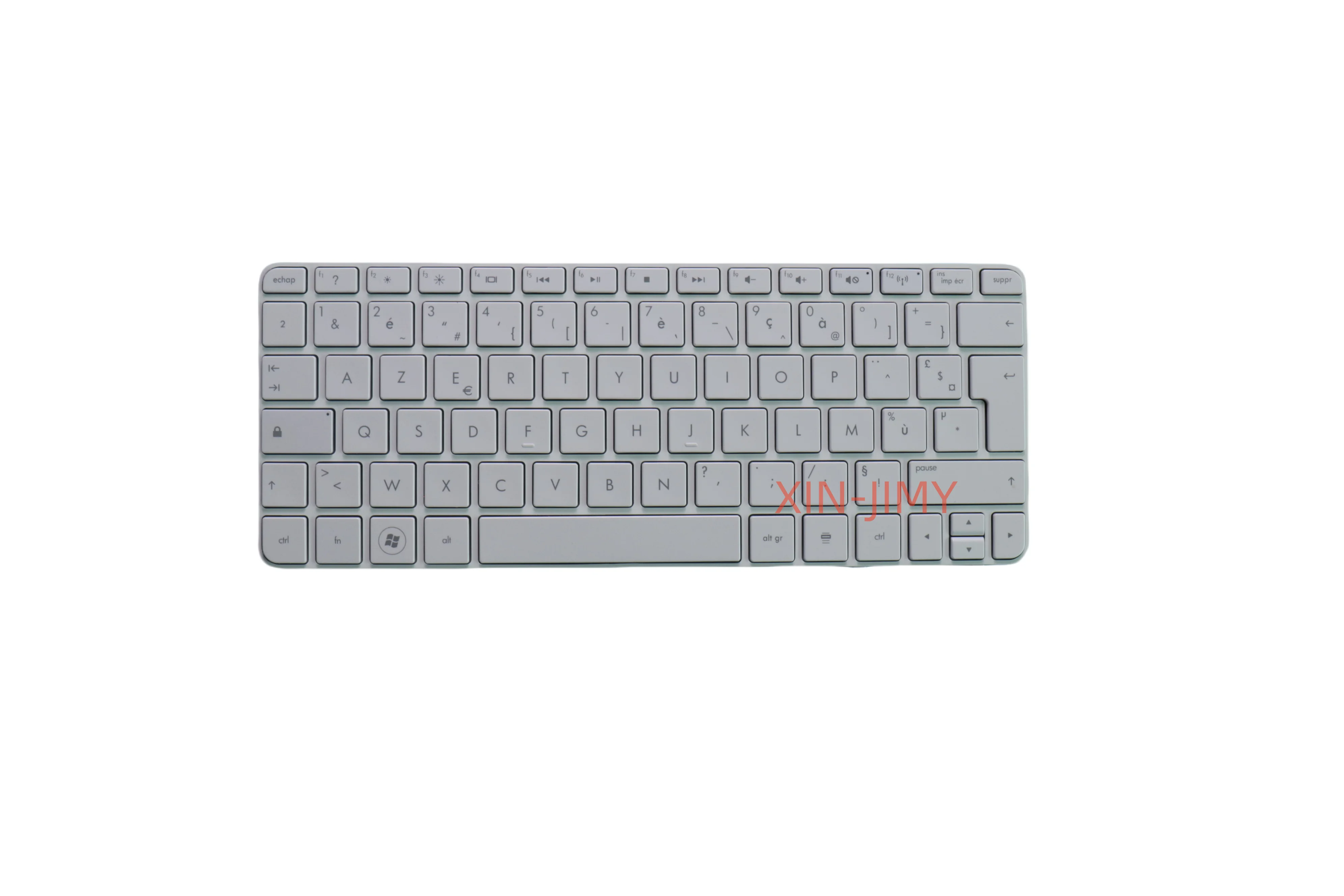 French Laptop Keyboard For HP Mini 210-1000 210-1100 210T-1000 white keyboard With Frame No-backlit