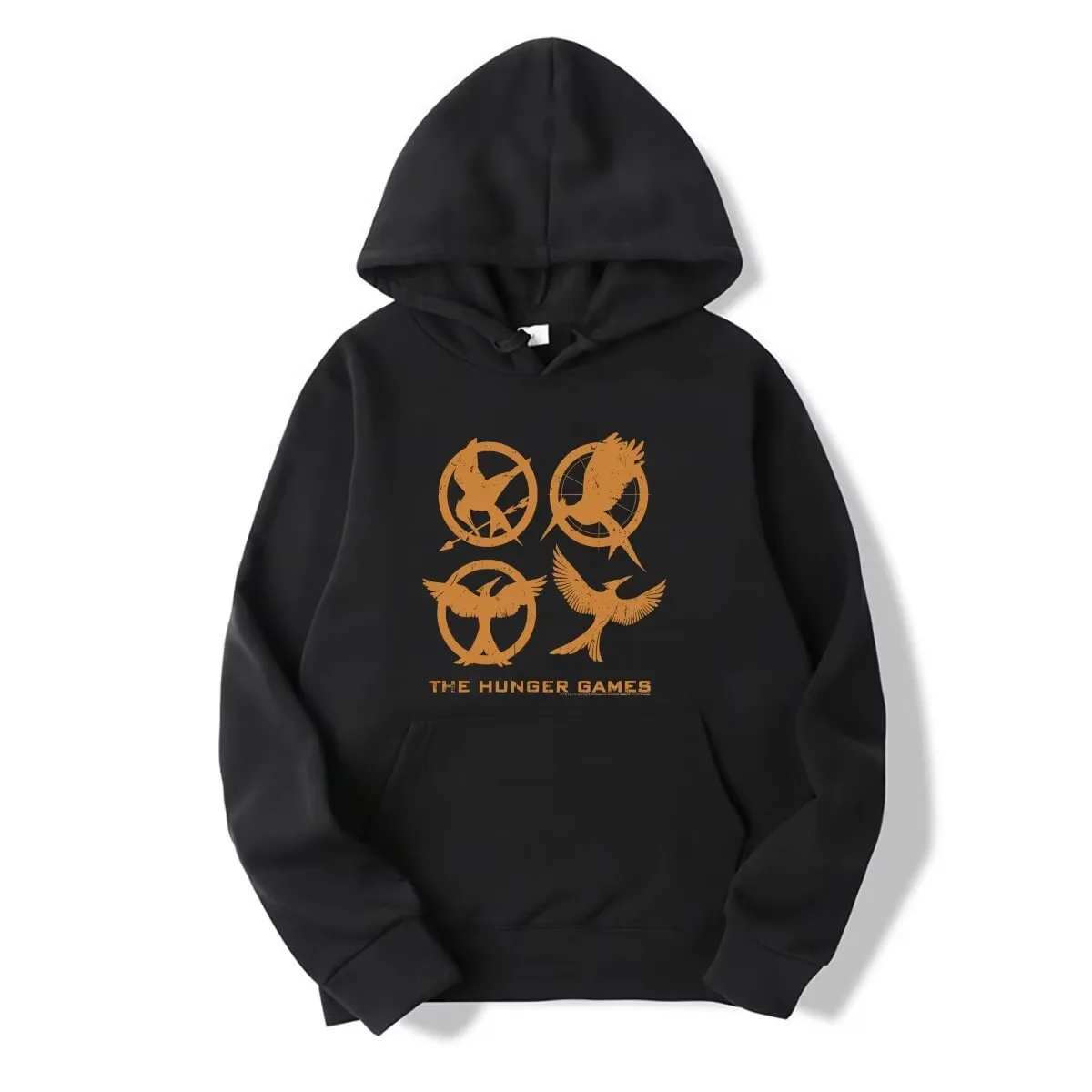 2026 Vintage Bird Symbol Graphic Hoodie Men Retro Flying Bird Print Hooded Sweatshirt Unisex