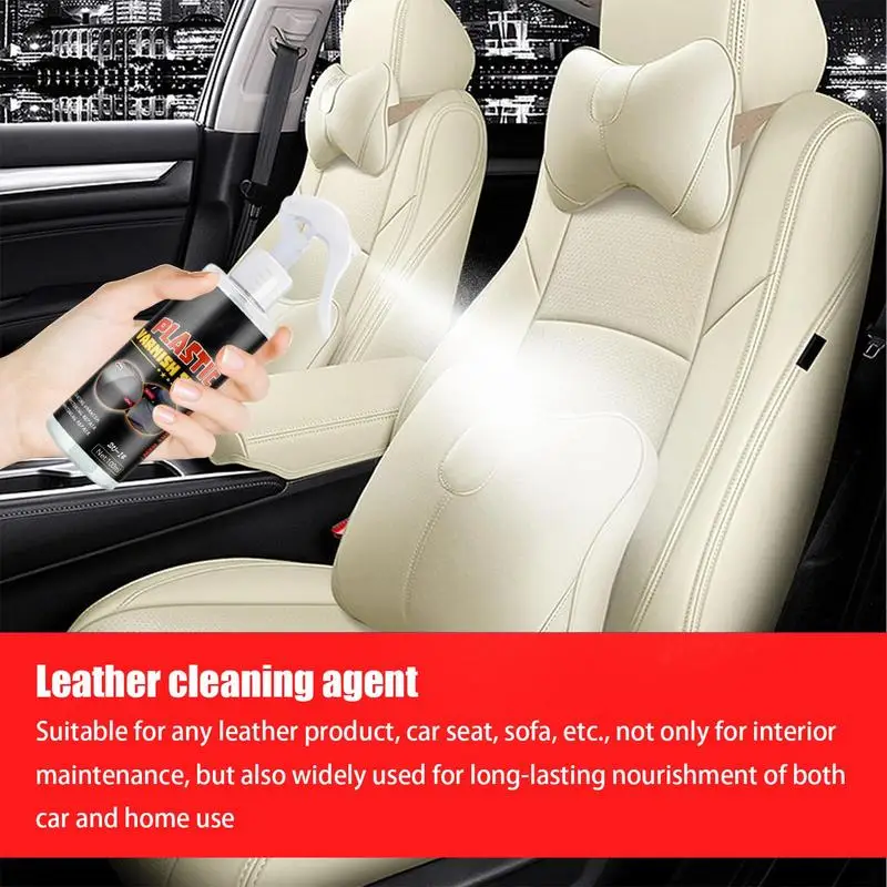 

Leather Protector Spray 100ml Leather Conditioner Restorer Leather Cleaning Spray Long-Lasting Car Leather Cleaning Agent For