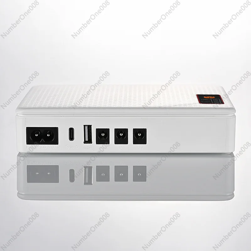 12V9V5V mini UPS catu daya tak terputus untuk router, memantau masa pakai baterai MINI UPS catu daya