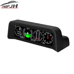 A X90 Digital GPS Speedometer For HUD Head Up Display MPH KM/H Inclinometer Protractor Compass Latitude Longitude Altitude Meter