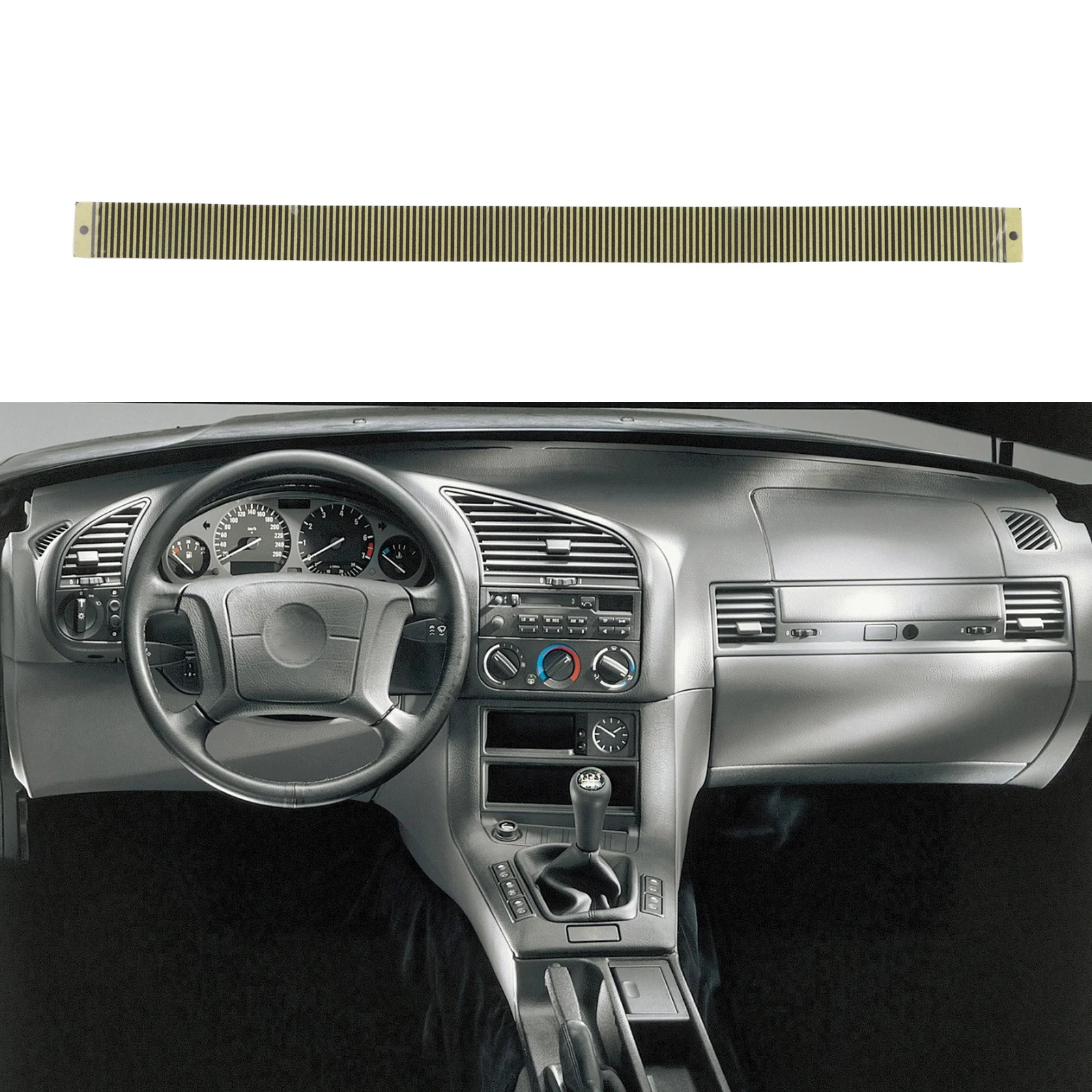 車の液晶画面ピクセル修理交換 BMW E36 3 シリーズ 1992-1999 OBC リボンケーブル計器ディスプレイカーアクセサリー