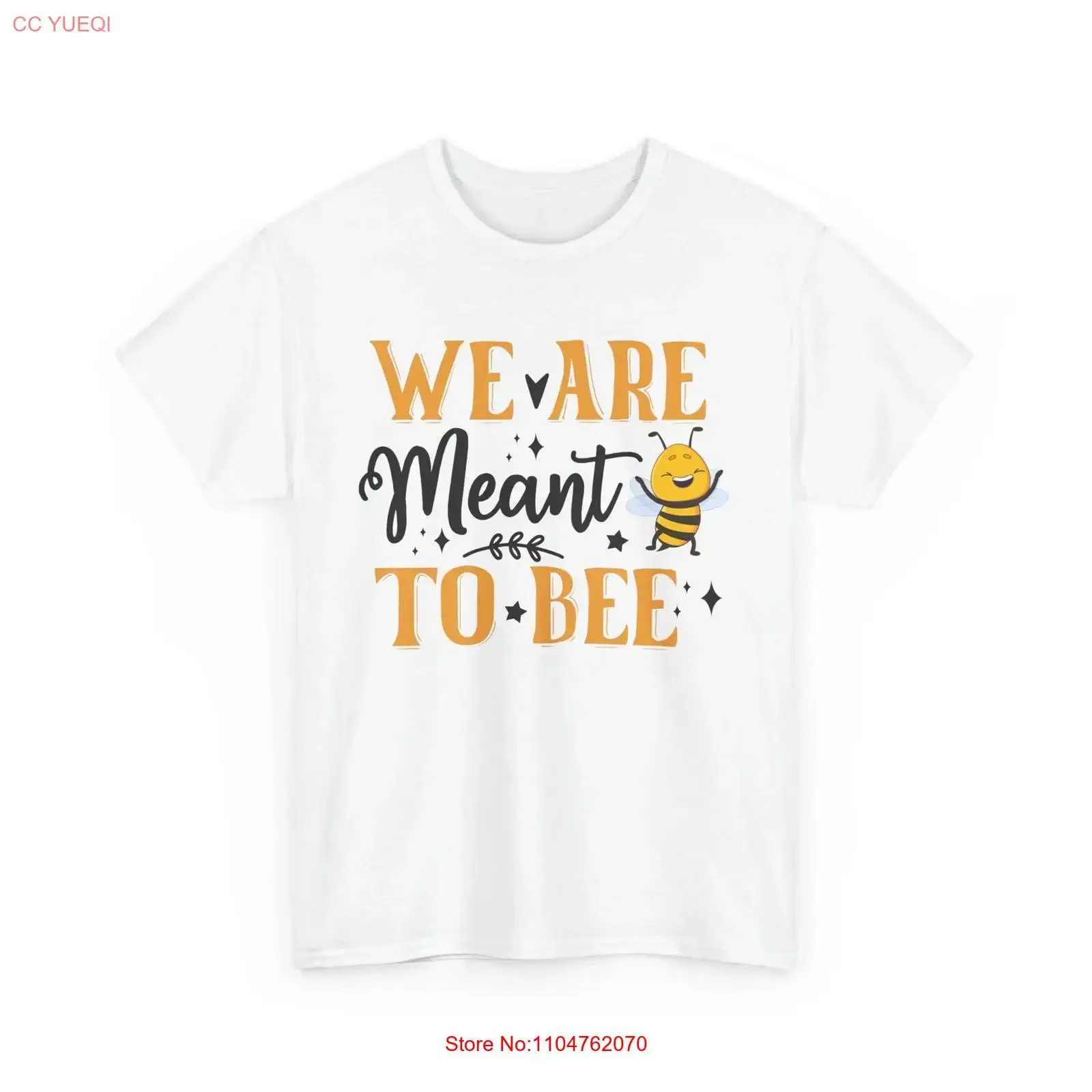 Bee T Shirt Save the Bees Funny Honeybee We Are Meant To vintage Washed homme designer clothes Soft Breathable Versatile
