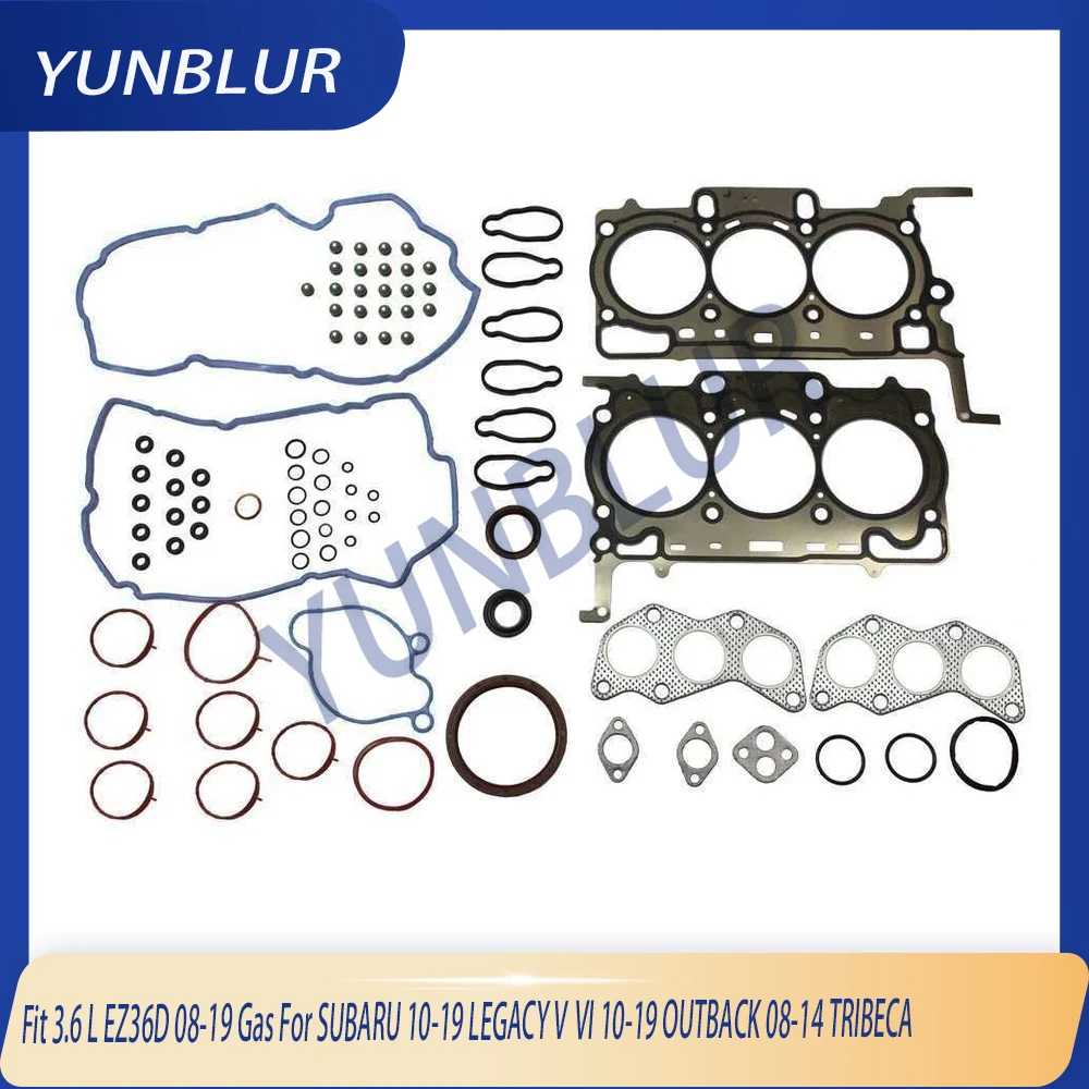 Engine Part Cylinder Head Full Gasket Seal Set Fit 3.6 L EZ36D 08-19 Gas For SUBARU 10-19 LEGACY V Ⅵ 10-19 OUTBACK 08-14 TRIBECA