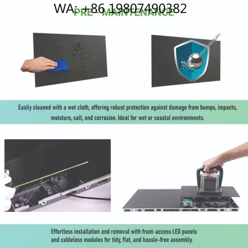 

P0.9 P1.2 P1.5 COB LED Video Wall Ultra HD Fine Pitch Display Screen For Conference Room Indoor Commercial Display