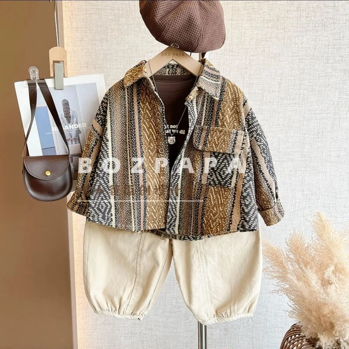 

Children's Handsome Boys Birthday Set 2024 New Boys Shirt and Pant Spring Korean Clothes Schoolboy Autumn 2pcs Party Set Outfits