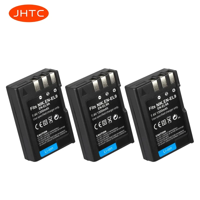 EL9a EN EL9 Battery EN-EL9 EN-EL9a Camera Batteries For Nikon D40 D60 D40X D5000 D300 L15 1300mAh Batterie