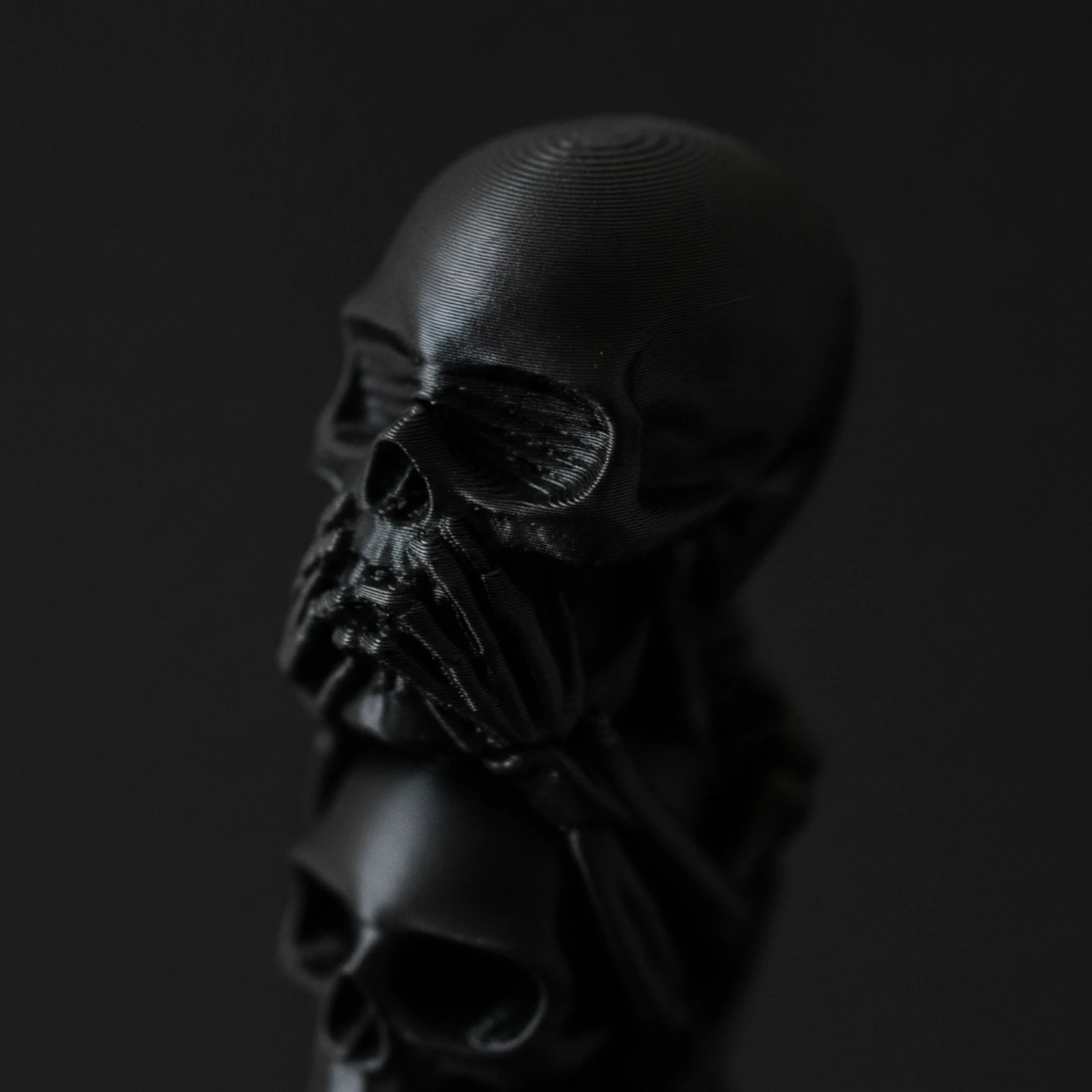 Stacked Skull Sculpture 3D-Pri - đánh giá và giá 3D Printing Desk