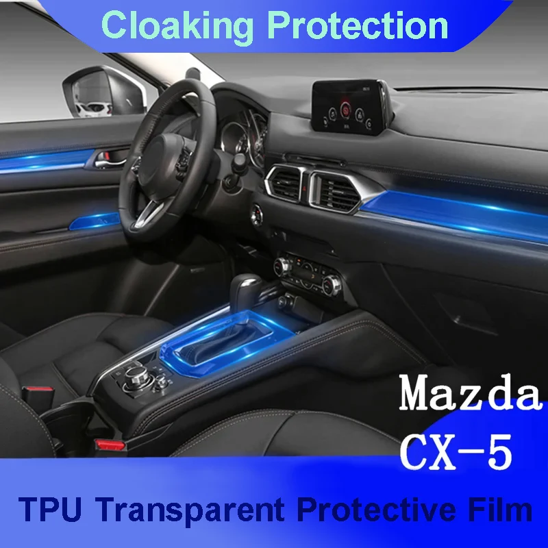 

TPU Car Gear Central Control Protective Sticker Anti-scratch Film For Mazda cx-5 CX5 2017 2018 2019 2020