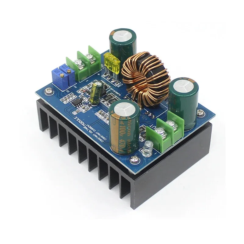 600W Adjustable Output DC-DC Boost Converter 16A Input Current 12-60V Input 12-80V Output for Industrial Control