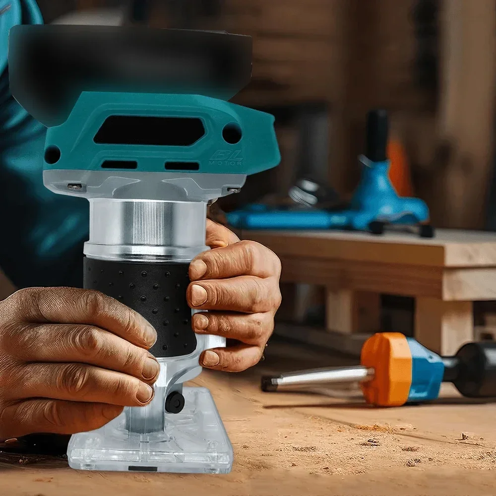 

5 Speeds Brushless Electric Trimmer Handheld Wood Router Milling Engraving Slotting Power Tools for Makita 18V Battery