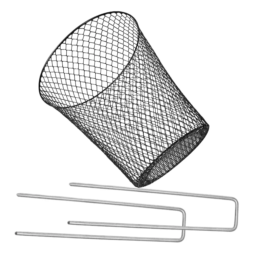 

Plant Protection Cover Cloche Vegetable Electric Wire Mesh Waste Basket Iron Protective Cage for Plants