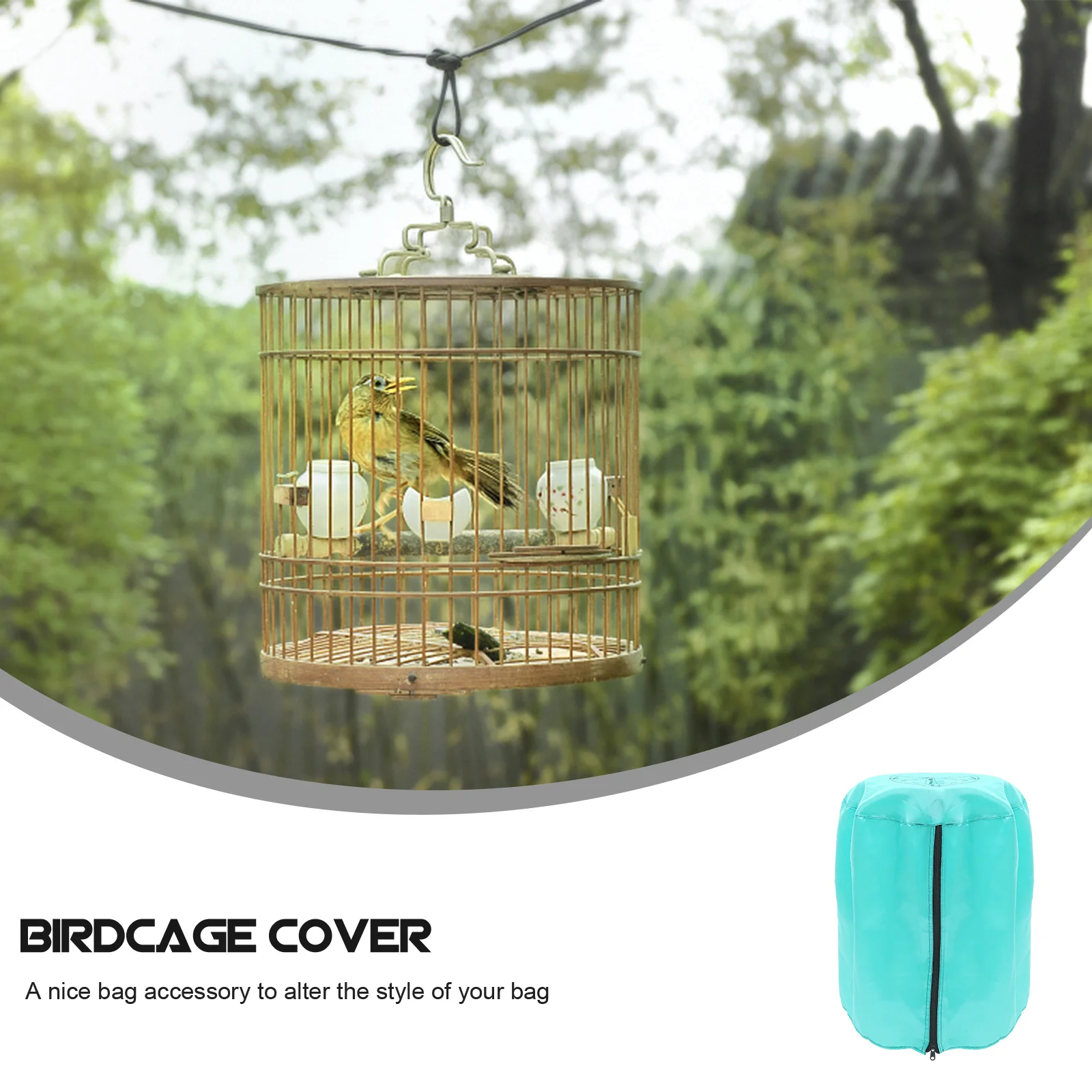

Birdcage Cover Parrot Cage Protective Cover Random Color Durable Breathable Polyester Night Sleep Cage Accessory