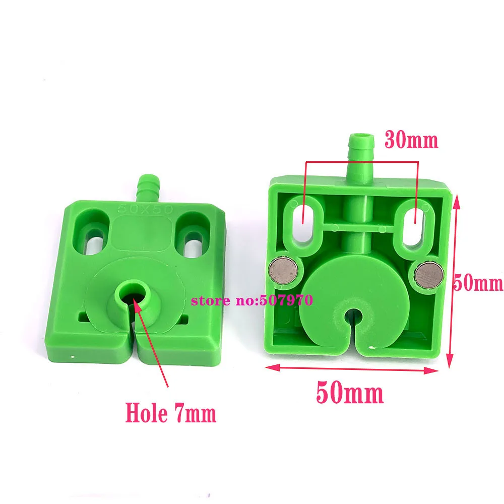 EDM Wire Cut Parts Plastic Water Panel 50*50*7mm Cooling Plate With Magnet  for Wire Cutting Machine