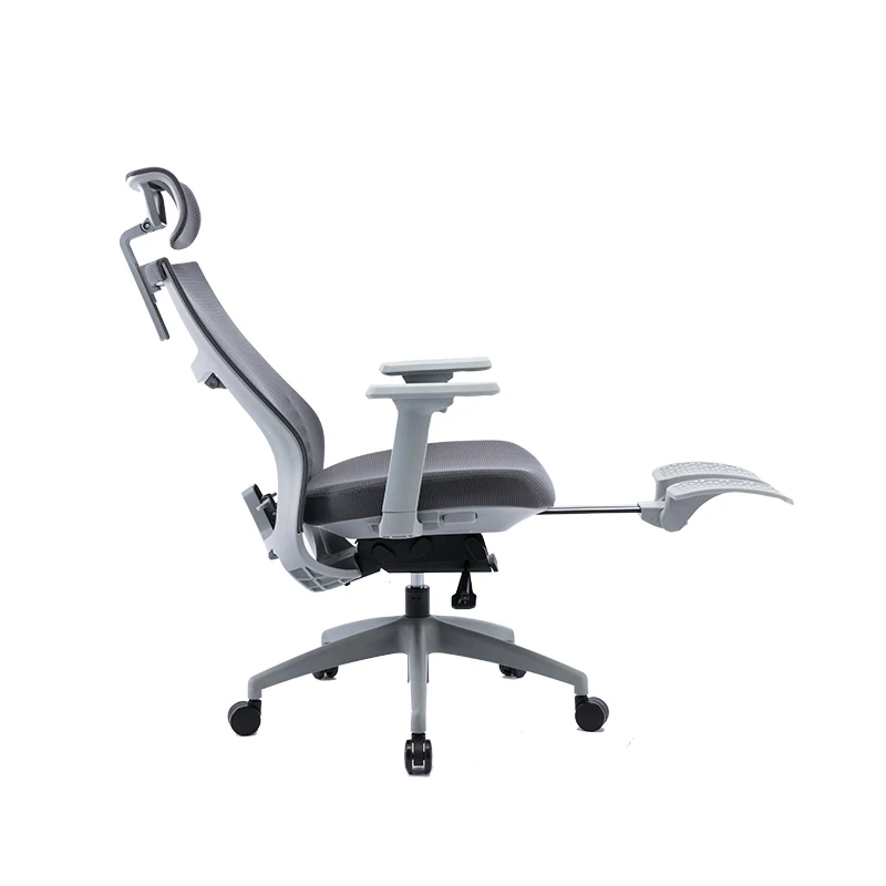 

Ergonomic Grey Executive Director Chair with High Back Comfortable Home Office Furniture