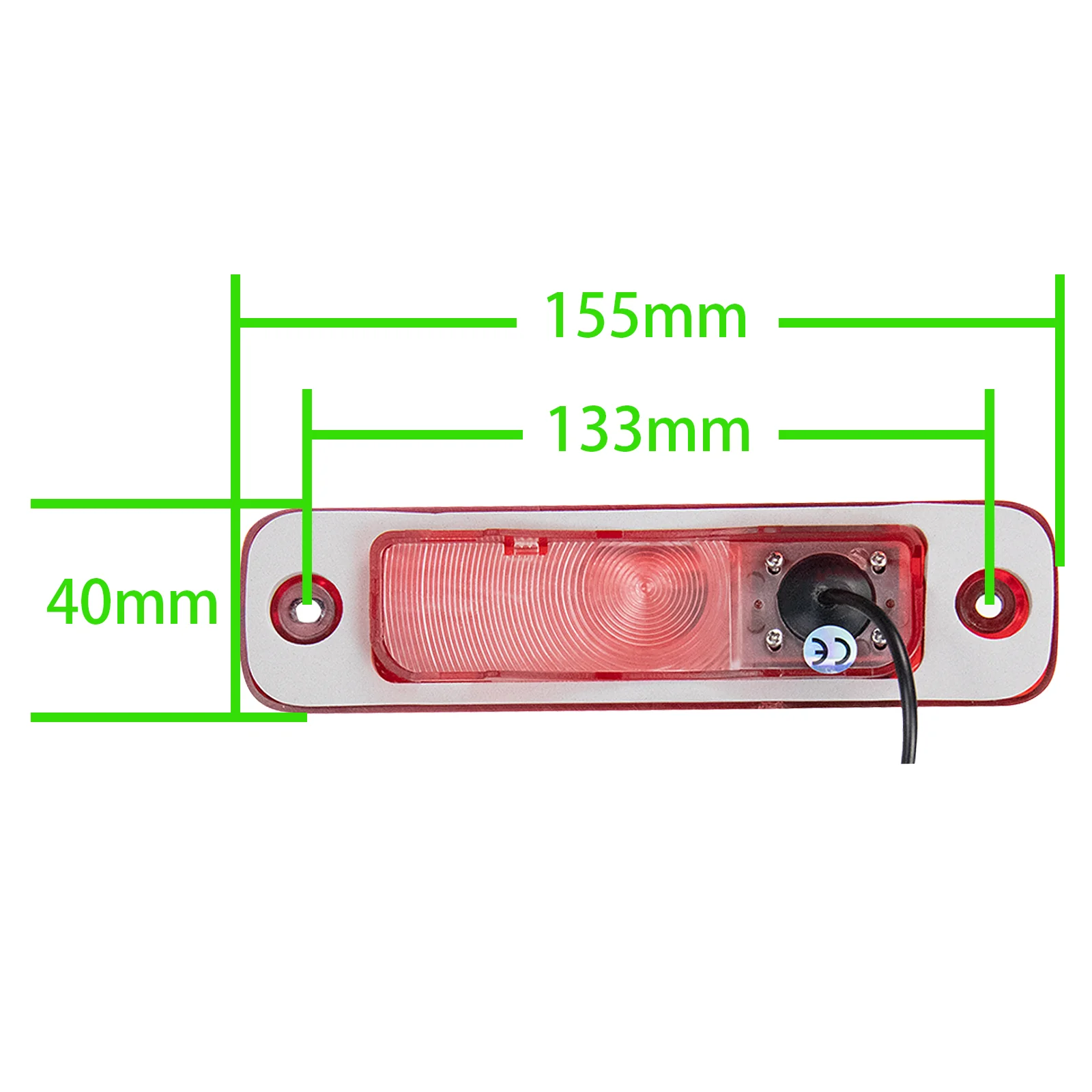 E9 Camera for Ford Transit MK7 Toumeo Furgon MK4 2006-2014 ,HD 720P 3rd Replacement Brake Light Rear view Night Vision Camera