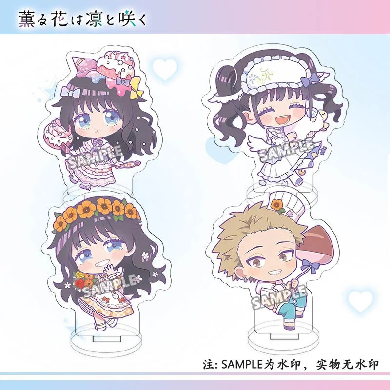 

Anime The Fragrant Flower Blooms with Dignity Mini Acrylic Standee Kaoruko Waguri Character Figure, Cute Collectible 10cm