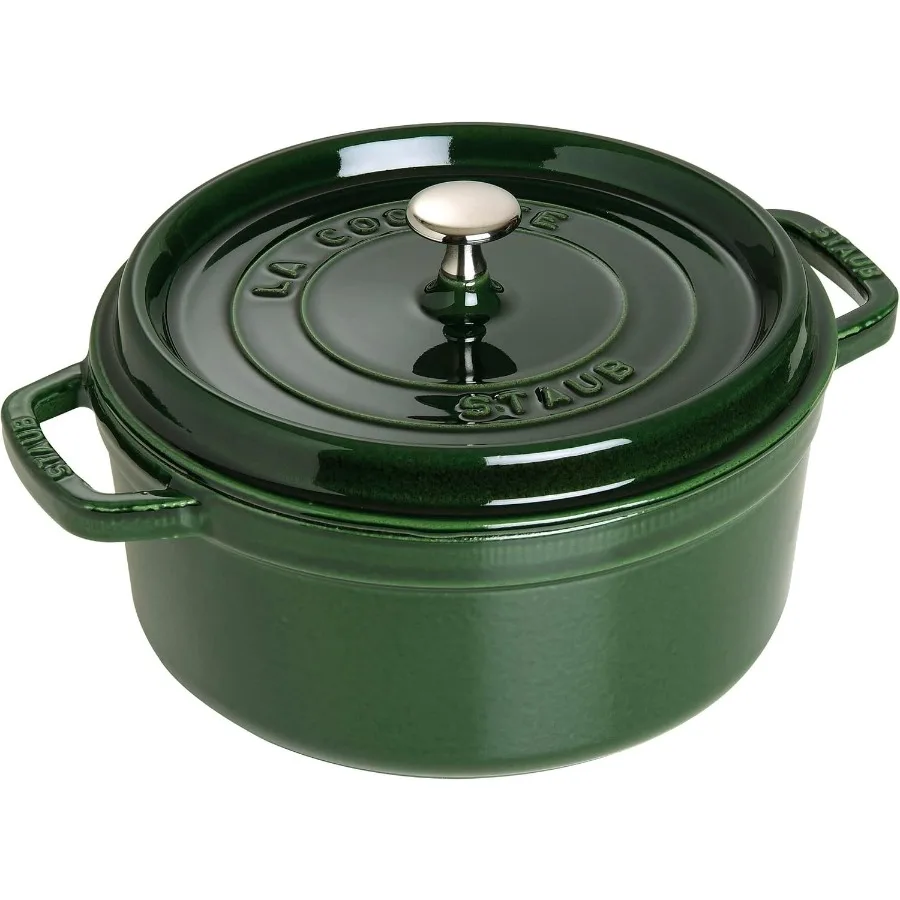 

Чугунная жаровня Cocotte Round 28 см 6,7 л Basil Green