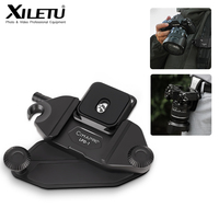 XILETU Cimapro Backpack Camera Clip Universal Arca Swiss Quick Release Plate for DSLR Sony Nikon Camera Hassle-Free