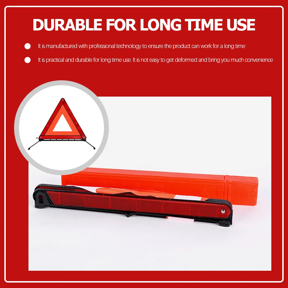 

Треугольный знак аварийной сигнализации, сверхпрочный, для транспортных средств, надежная система оповещения для ночного и дневного использования