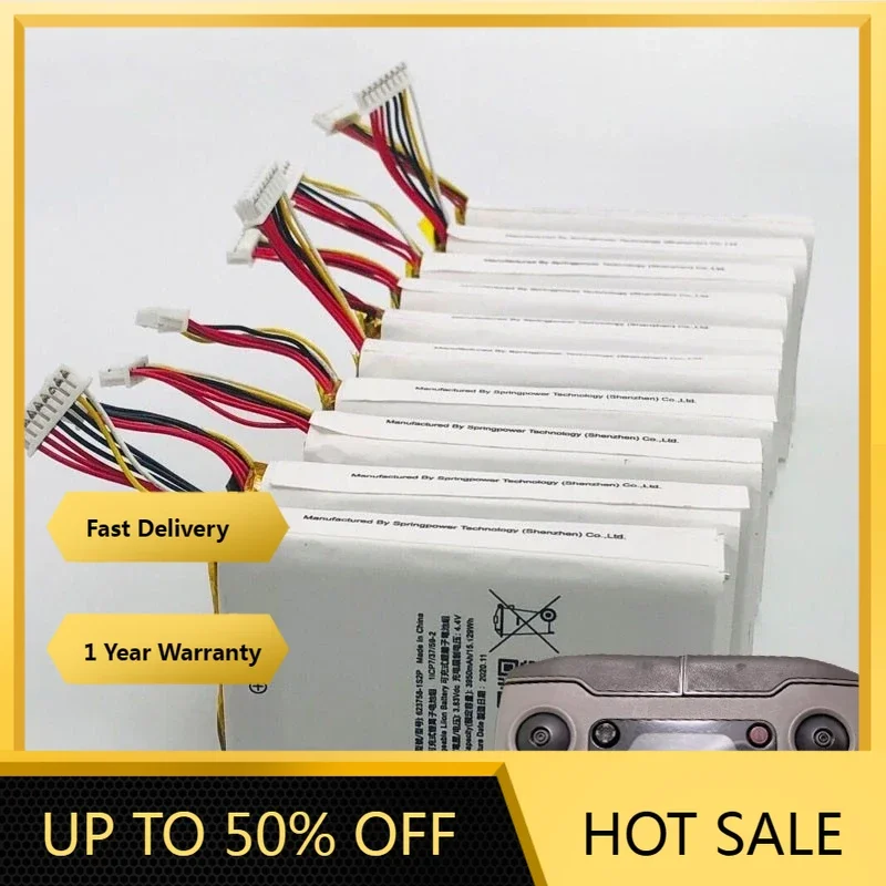 

Новая сменная батарея 3.83V 3950mAh 623758-1S2P для DJI Mavic 2 Pro, Mavic 2 Zoom и пульта дистанционного управления RC1A (модель 2026 года)