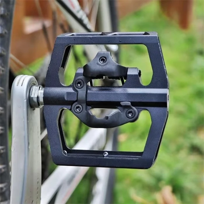 Forged Aluminum Road Bike SPD Clipless Pedals Self-Locking Bicycle Pedals Without Clamp Cycling Replacement Parts