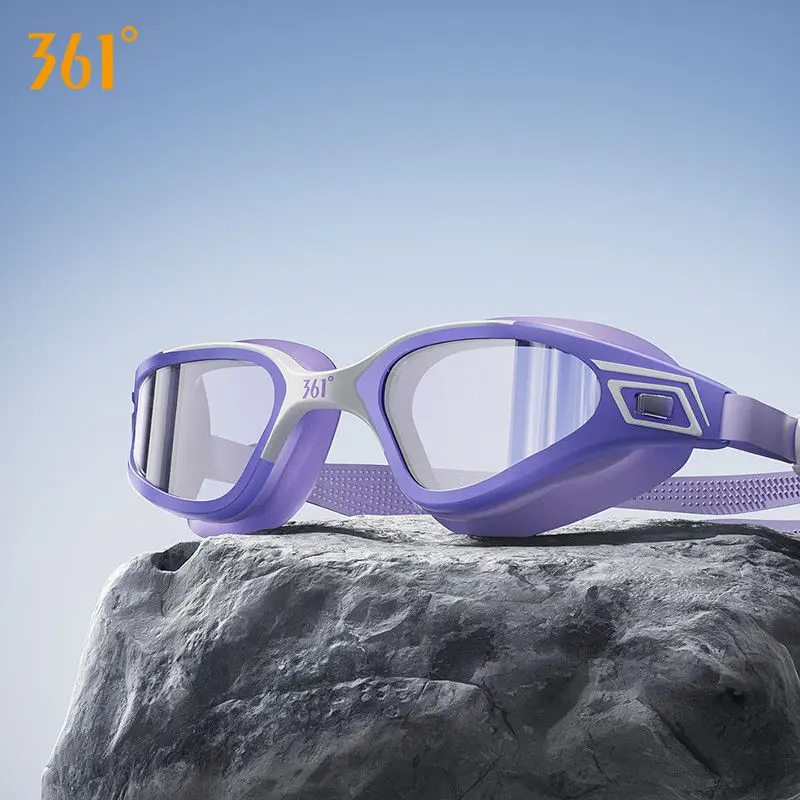 مكافحة الضباب الأشعة فوق البنفسجية حماية مقاوم للماء قابل للتعديل سيليكون السباحة نظارات قبعة المهنية في الهواء الطلق الرياضات المائية نظارات الشاطئ تصفح الزجاج