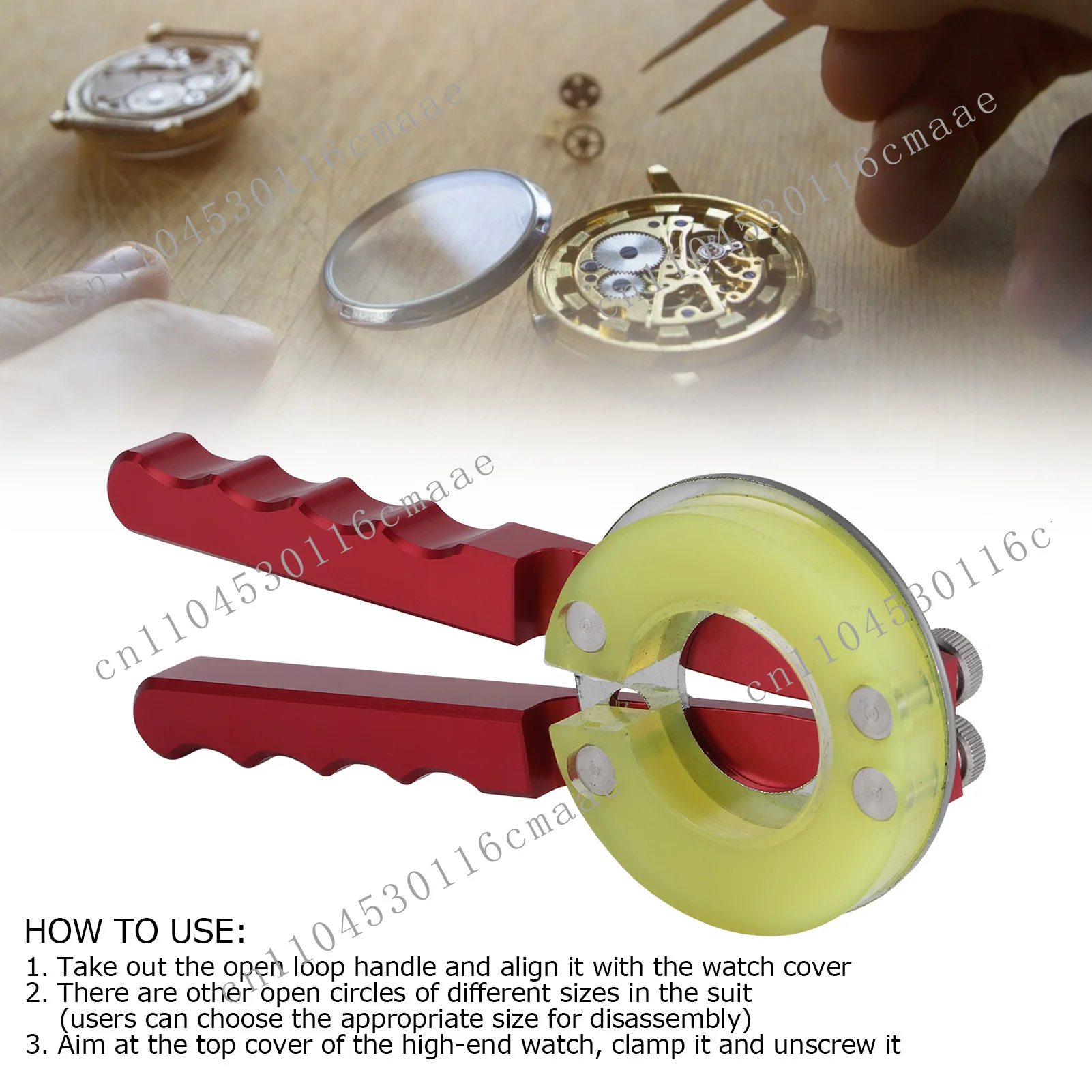 

Watch Glass Changing Tool Bezel Ring Opener Removal Tools Watch Glass Changing Watchmaker's Repair Kit Repair Tools