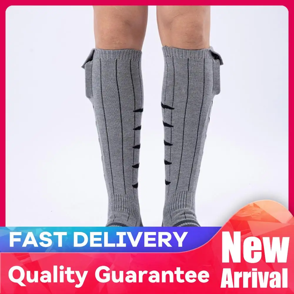 

Electric Heated Socks Cold-Proof Electric Heating Socks Fast Heating Winter Warm Thermal Socks for Cycling Camping Skating