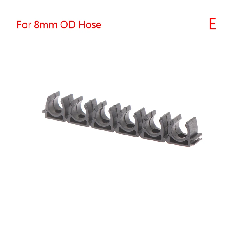 Pneumatic Tube Air Hose Fixing Clamp Water Pipe Holder Gas Compressor Tubing Diversion Flow Clip 6 Way 4mm 6mm 8mm 10mm 12mm16mm